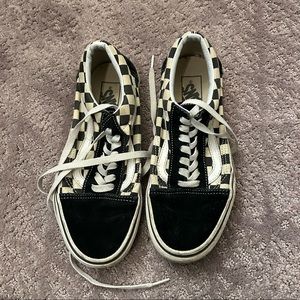 Vans Checkered Old Skool Black and White Sneakers